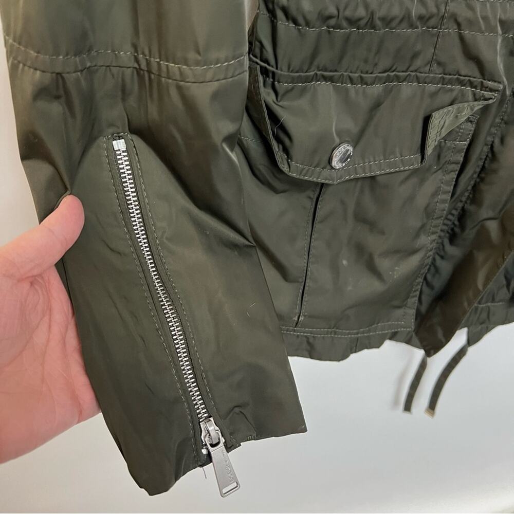 Bcbgeneration Olive Green Cargo Jacket Utility Ra… - image 4